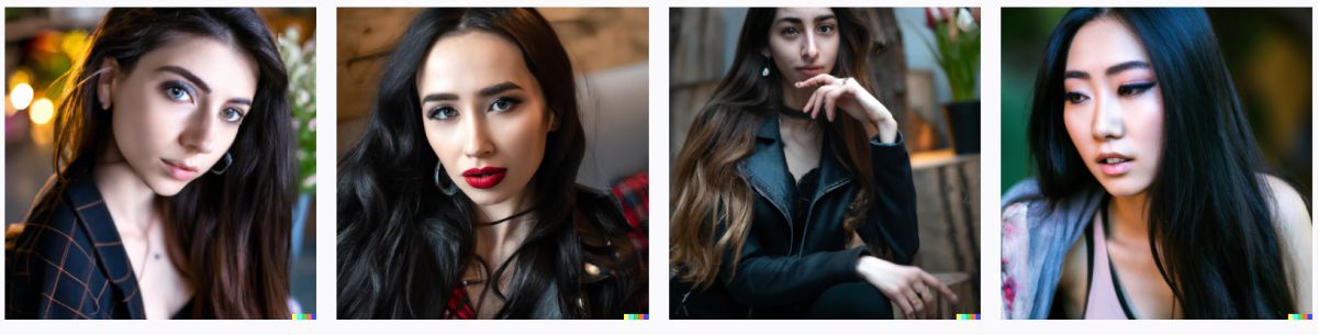 dall-2で作成した美女写真